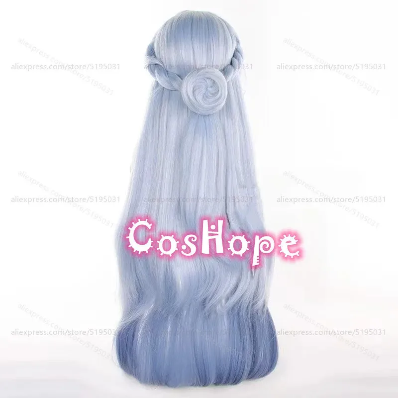 كاندي 2025HSR روبن 95 سنتيمتر طويل مجعد الشعر الأزرق الطبقات التدرج شعر مستعار أنيمي تأثيري الباروكات مقاومة للحرارة الاصطناعية