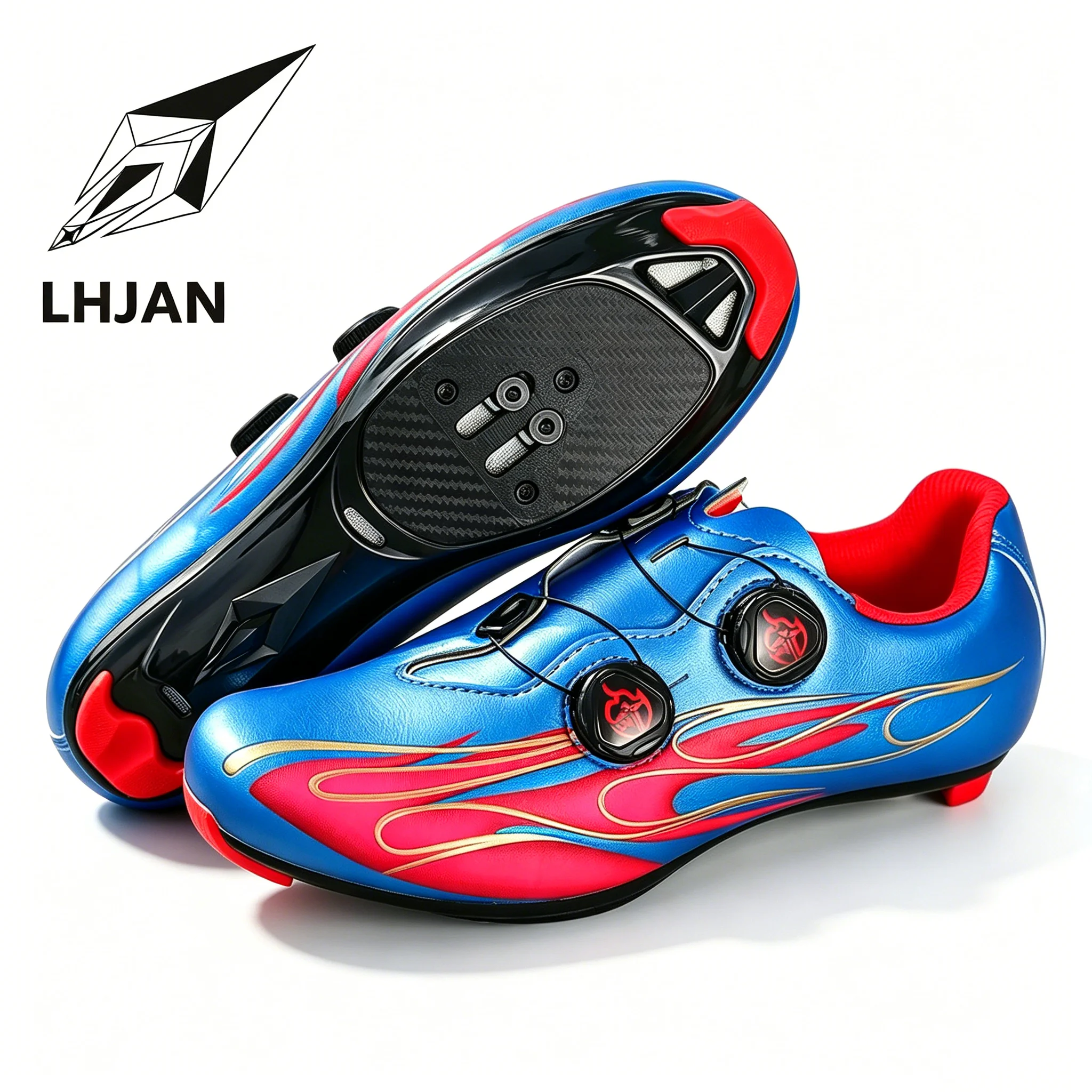 

Speed Cycling Sneakers Road Bike Shoes Men Women Sports Route Cycling Shoes Self-locking Racing Bicycle Cleats Shoes for Shimano