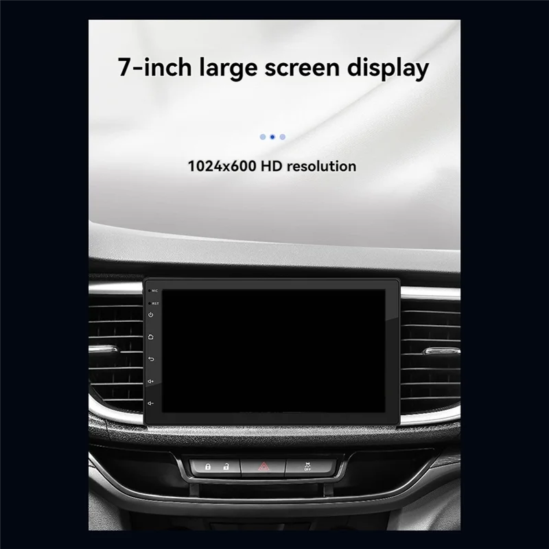 

7 Inch 2+32G Car Touchscreen Radio IPS Android Auto Carplay Universal Stereo Multimedia Player Wireless,Bluetooth,GPS