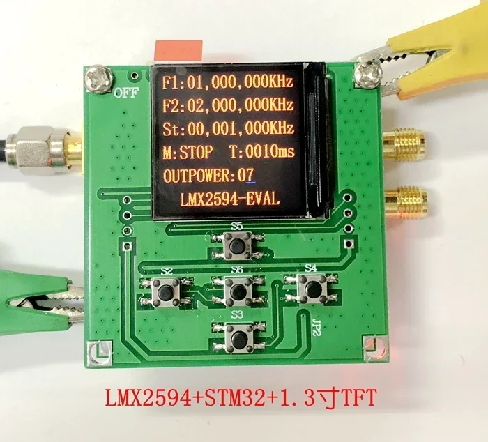 

Bestseller Bestseller LMX2594 Frequency Synthesizer Development Board PLL Phase Locked Loop 10M-15GHz High Frequency Microwave