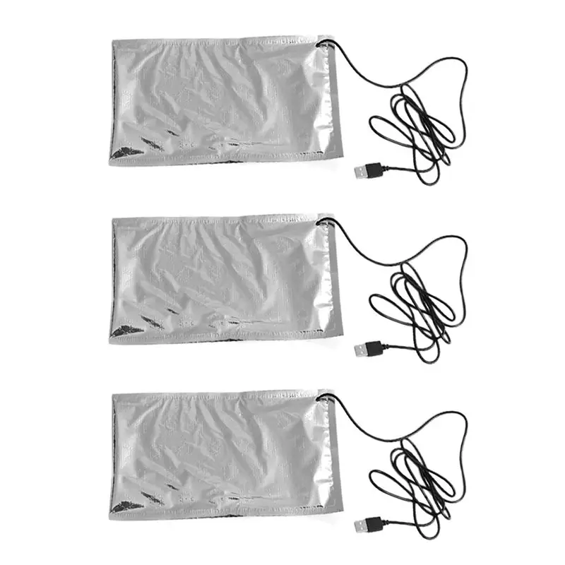 

HOES-3X Outdoor Tool USB Thermostat Heat Preservation Plate Bag Lunch Plate Food Bag Heater Milk Thermal Warmer Bag