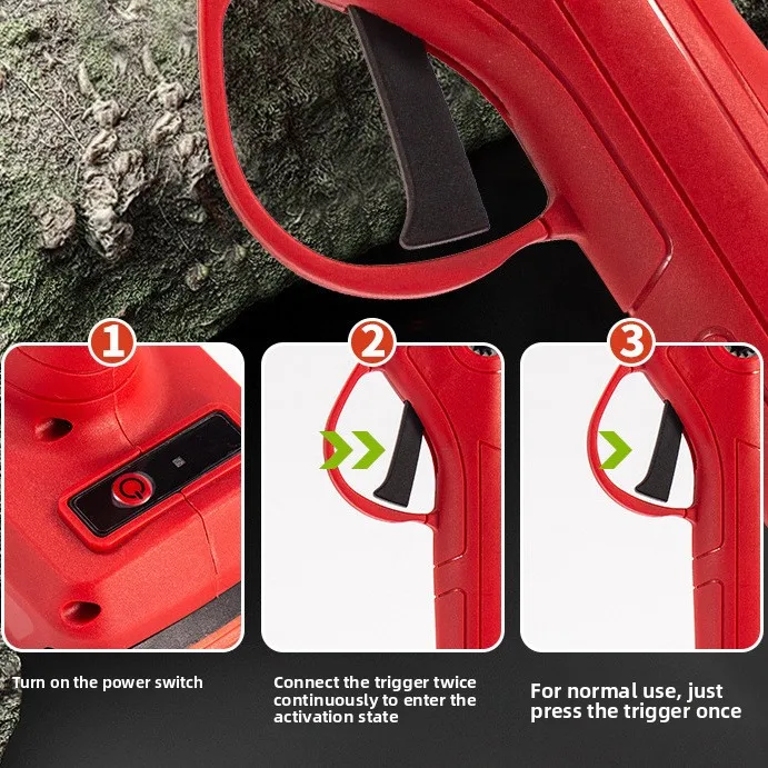 Cordless electric pruning shears for garden pruning Lithium battery powered branch cutter - view 3