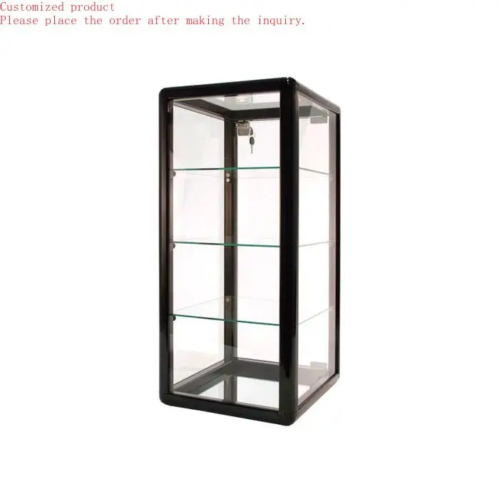 

Custom.HIKUYA Custom Full Vision Glass Counter Case Glass Cabinet for Retail Store