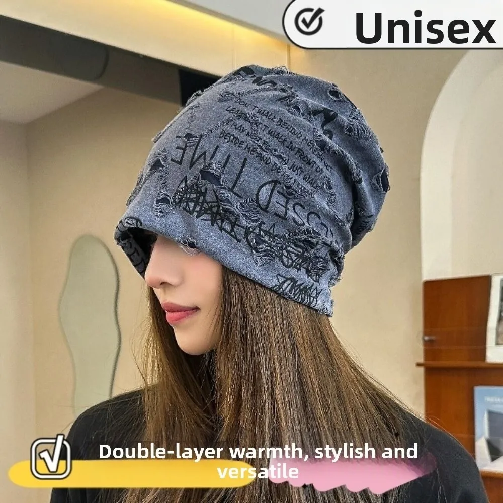 عارضة البوليستر القطن النساء بيني تنفس مرونة الدافئة البلوز قبعة لينة الهيب هوب بونيه الأذن دفئا قبعة للنساء والرجال #3