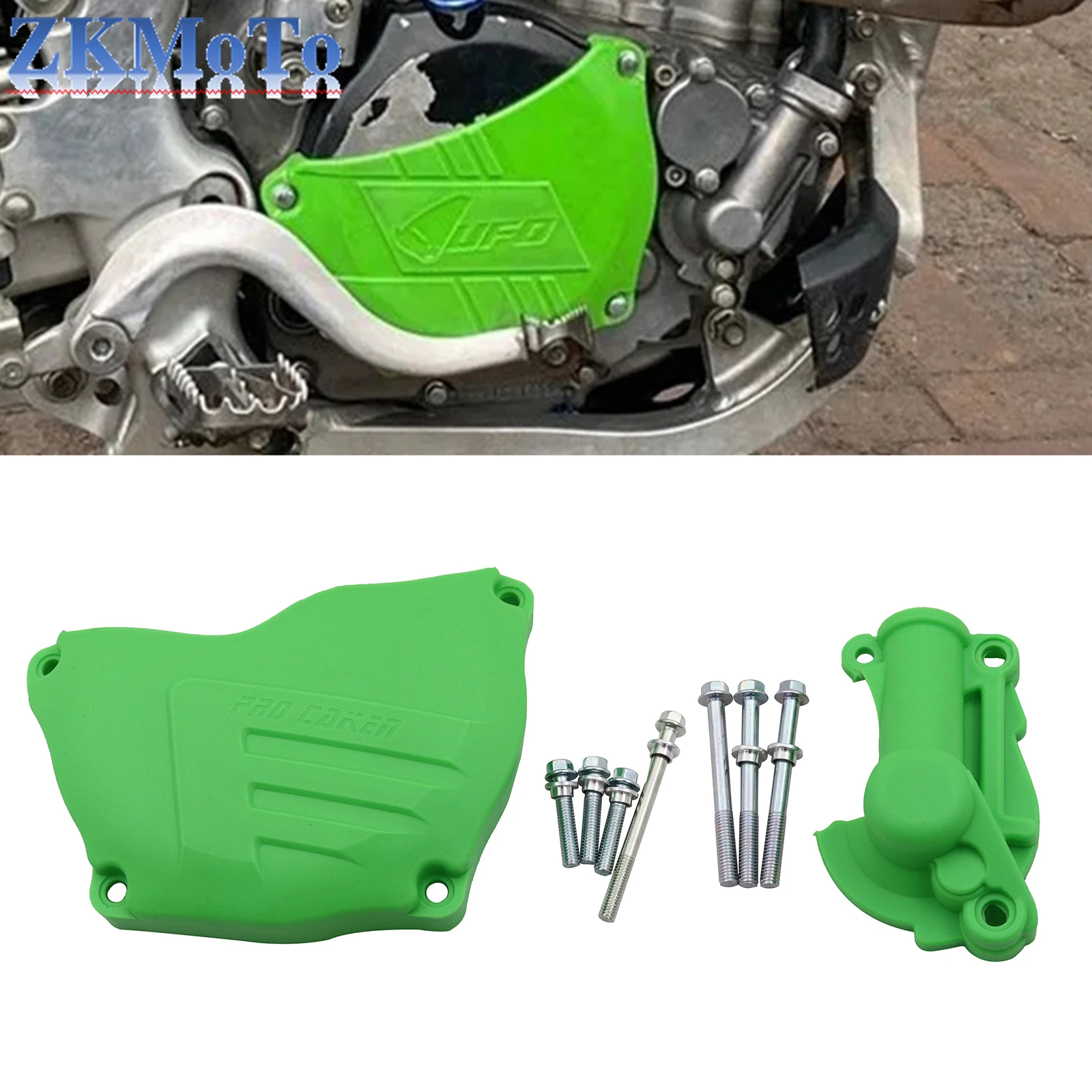 For Kawasaki KX250F KX 250F 2004-2010 2011 2012 2013 2014 2015 2016 2017 Motorcycle Clutch Protection Cover Water Pump Cover