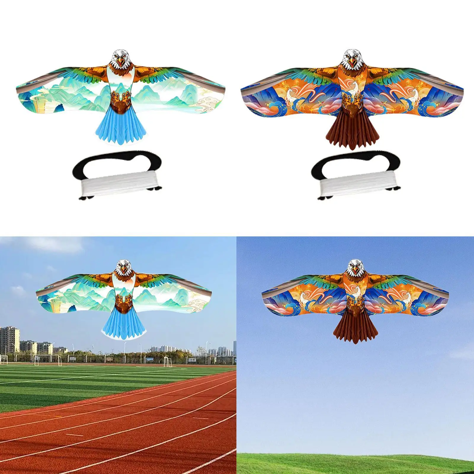 Groot vliegend speelgoedspel, gemakkelijk te vliegen, 3D-levenslang buitenspel, beginner