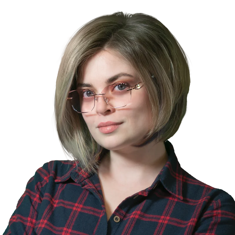 Chashma Gradient Colored Lenses Titanium Frame Women Anti Reflective Lenses Rimless Glasses Light Eye Glasses