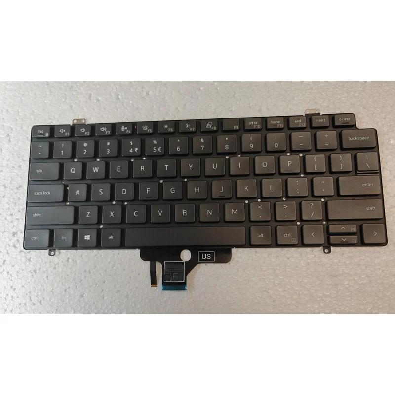 

YY+US Backlit Keyboard for DELL Latitude 7410 / 7410 2 in 1 no Frame Black