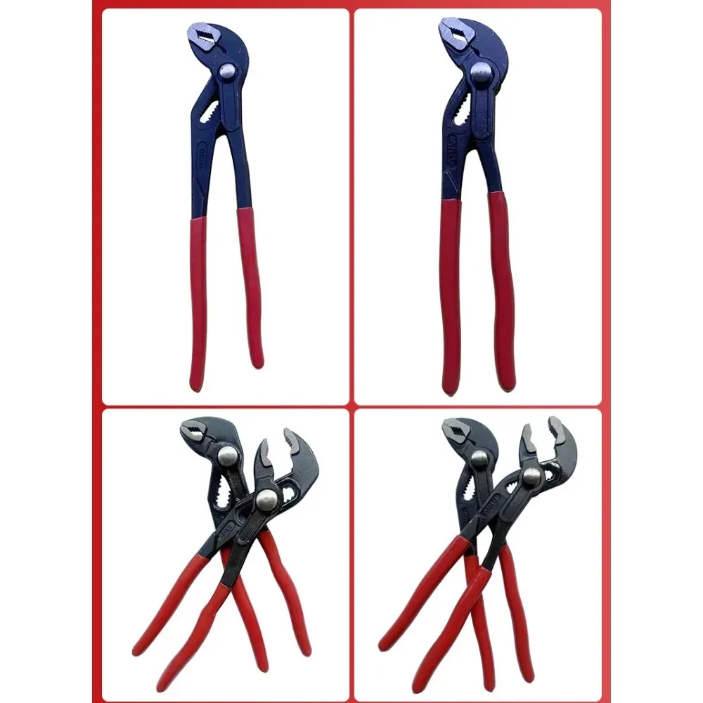 Water Pump Tongs 7/10/12 In Water Pipe Tongs Press & Pull Ratchet Fast Multi-functional Water Pump Tongs Home Maintenance Tool