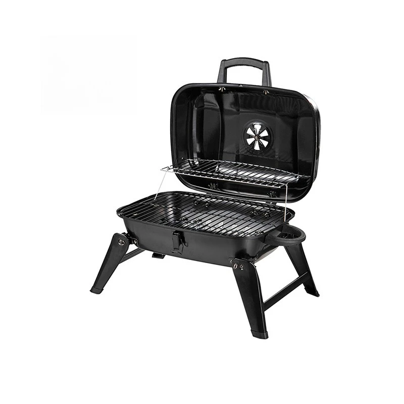 Garden Small Carbon Grill Outdoor Camping BBQ Grill Household Portable Folding Charcoal BBQ Grill