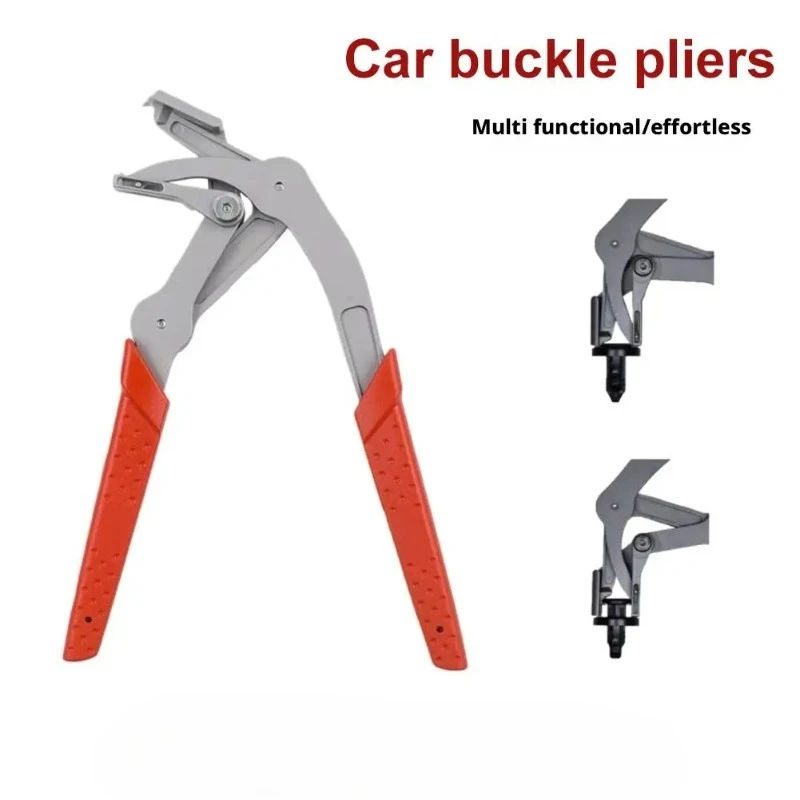 

Car Panel Trim Clip Removal Pliers, Interior Door Panel & Trunk Fastener Remover Tool, Plastic Rivet & Round Buckle Puller