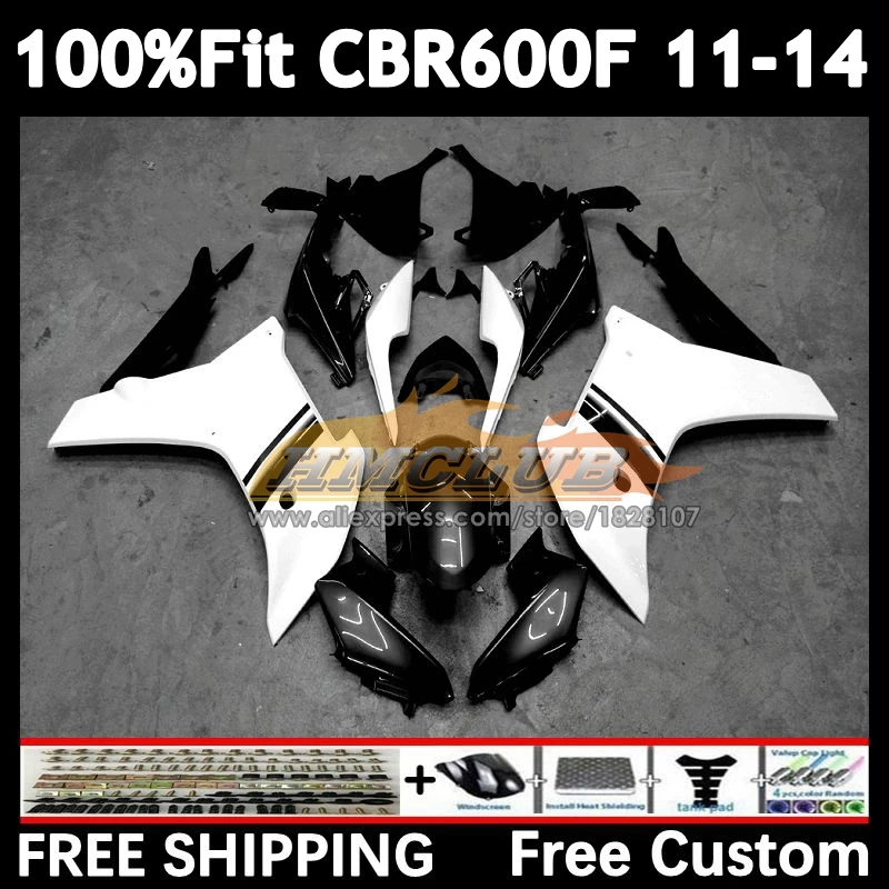 OEM Fairing For HONDA CBR 600 F 600F pearl black CBR600 F4i 54No.43 CBR600F 11 12 13 14 CBR600F4i 2011 2012 2013 2014 Injection