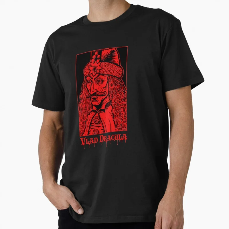 

NOSFERATU TRANSYLVANIA Vlad The Impaler Dracula Scary halloween Gift T-Shirt Horror Gothic Vampire Graphic Clothes All size Tops