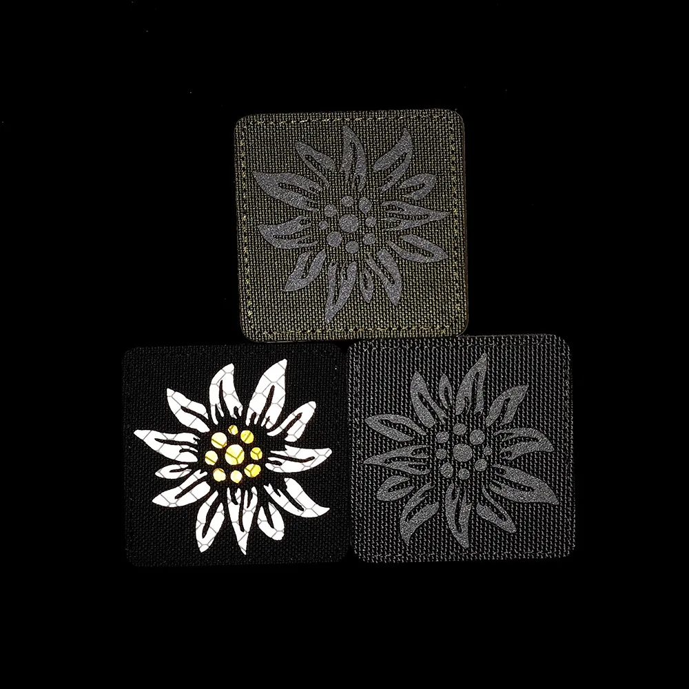 Parche Edelweiss IR reflectante – Brazalete táctico velcro - imagen 5