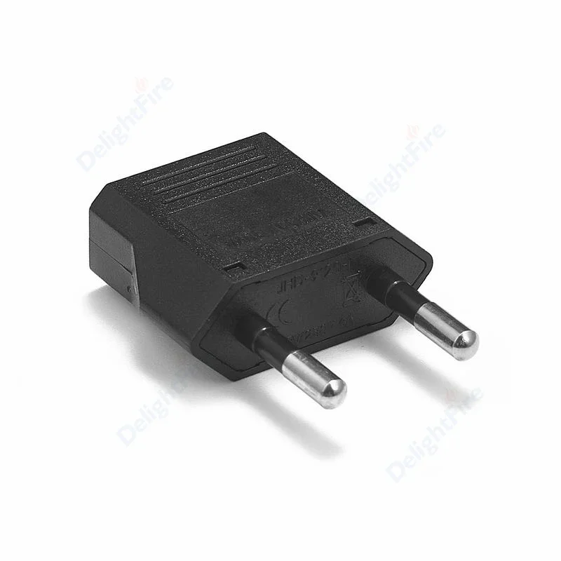 Adapter wtyczki KR 4,0 na 4,8 mm Adapter podróżny z USA na UE 250 V 6 A Gniazdo elektryczne Gniazda AC Gniazdo ścienne do ładowania