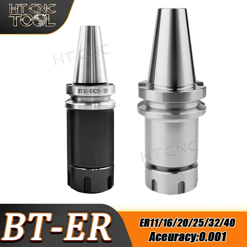 CNC BT ER Tool Holder BT30 BT40 BT50 Tool Holder ER11 ER16 ER20 ER25 ER32 ER40 Precision 0.003mm ER Bracket Tool Collet Chuck