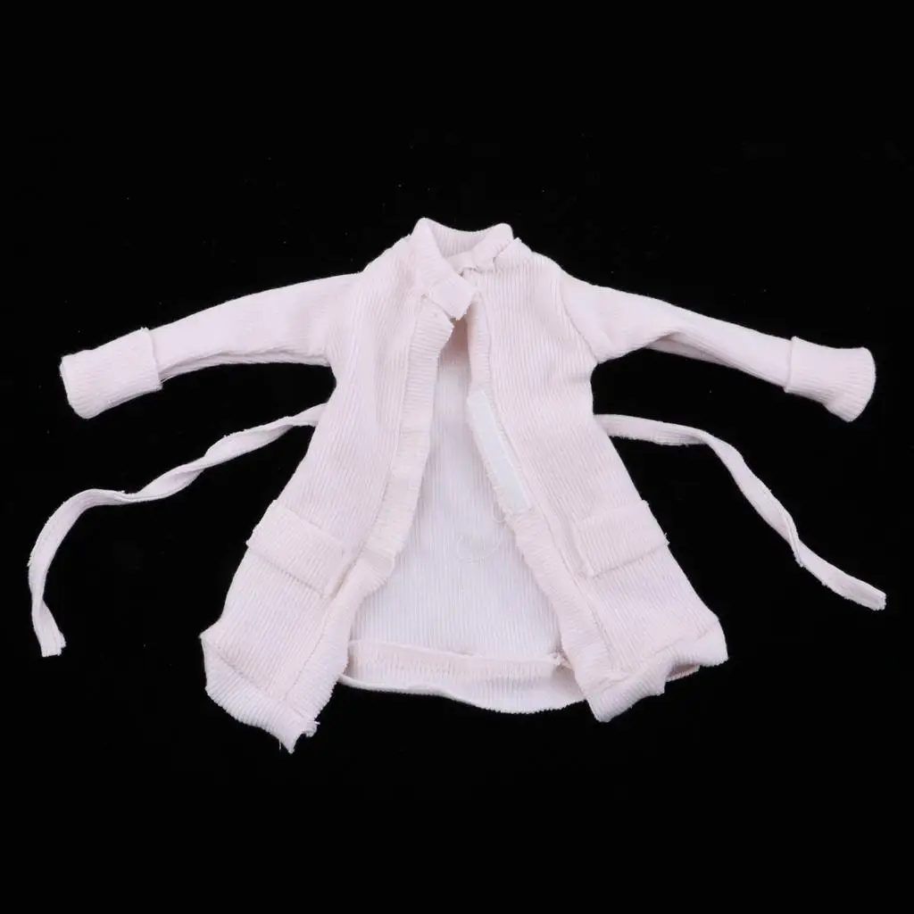Fashion Doll Clothes Dress with Belt Pocket Dolls Outfits Cloth Material for 45cm Salon Doll Accessories