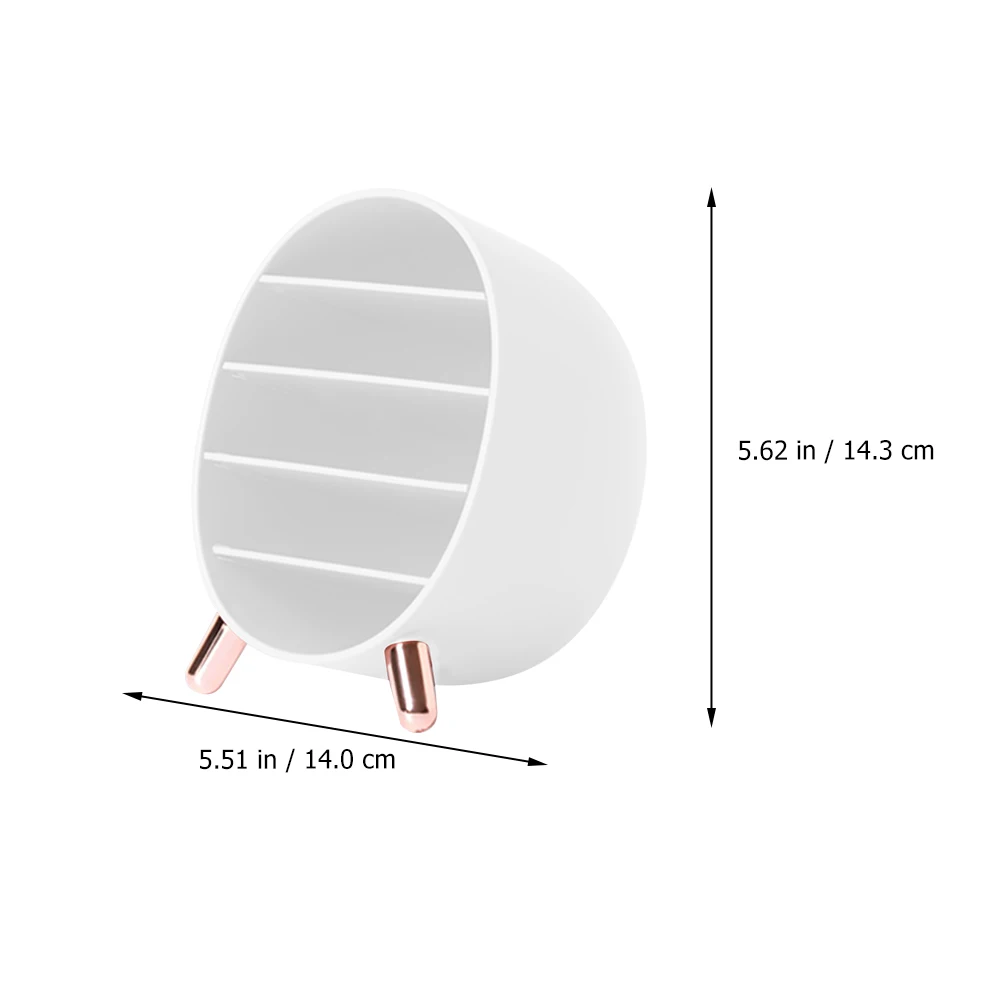 

1Pcs Cosmetics Storage Box Decorative Plastic Makeup Organizer Eyeliner Lipstick Storage Holder Dressing Table Collecting Box