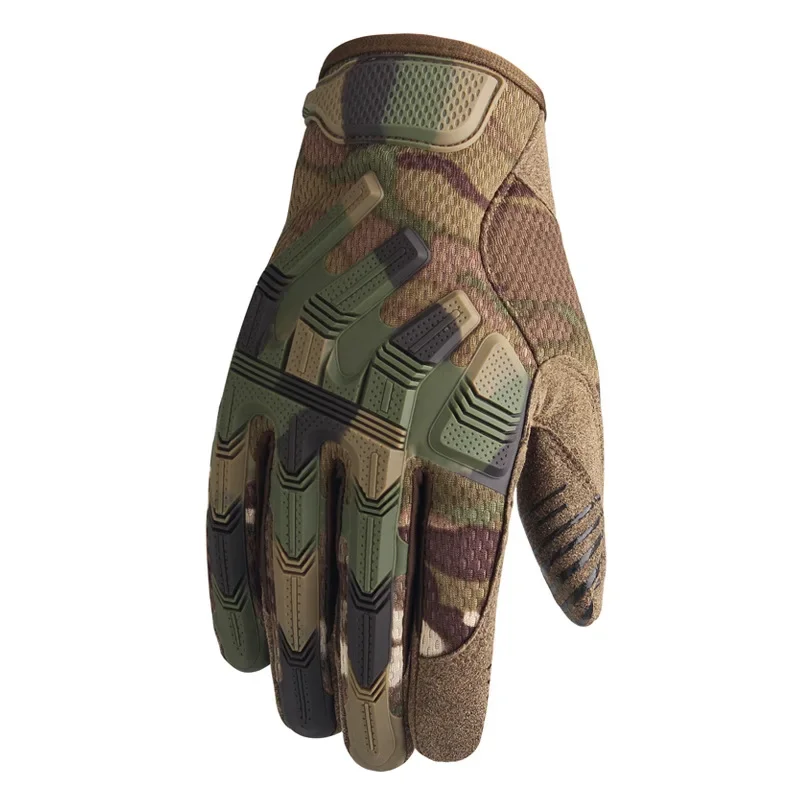 

Full Finger Anti Slip Gloves for Climbing, Bicycle Riding, Fitness, Hunting, Hiking, Outdoor Work (Men's Touch Screen Gloves)
