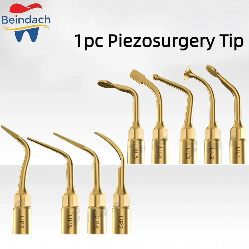 

1 шт. Ультразвуковой наконечник для пьезохирургии Exelcymosis, насадка для резки кости, совместимая с Mectron/Woodpecker, стоматологический инструмент