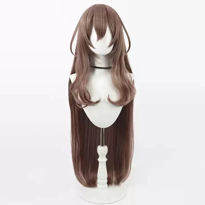 

Парик для косплея Nikke Goddess of Victory Noir, длина 100 см, коричневые термостойкие синтетические волосы, вечерние ролевые игры на Хэллоуин, 8; c'4, t;6.j'2;