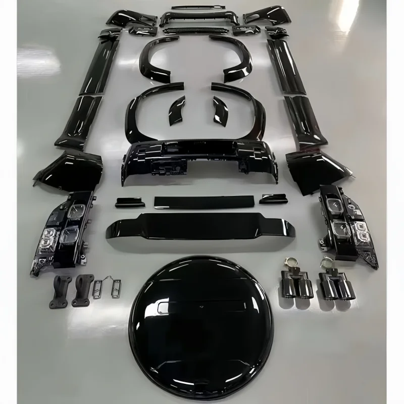 

Suitable for 20-23 Defender 110/90 Exterior Modification - 007 Black Warrior Front and Rear Bumper with Obsidian Kit