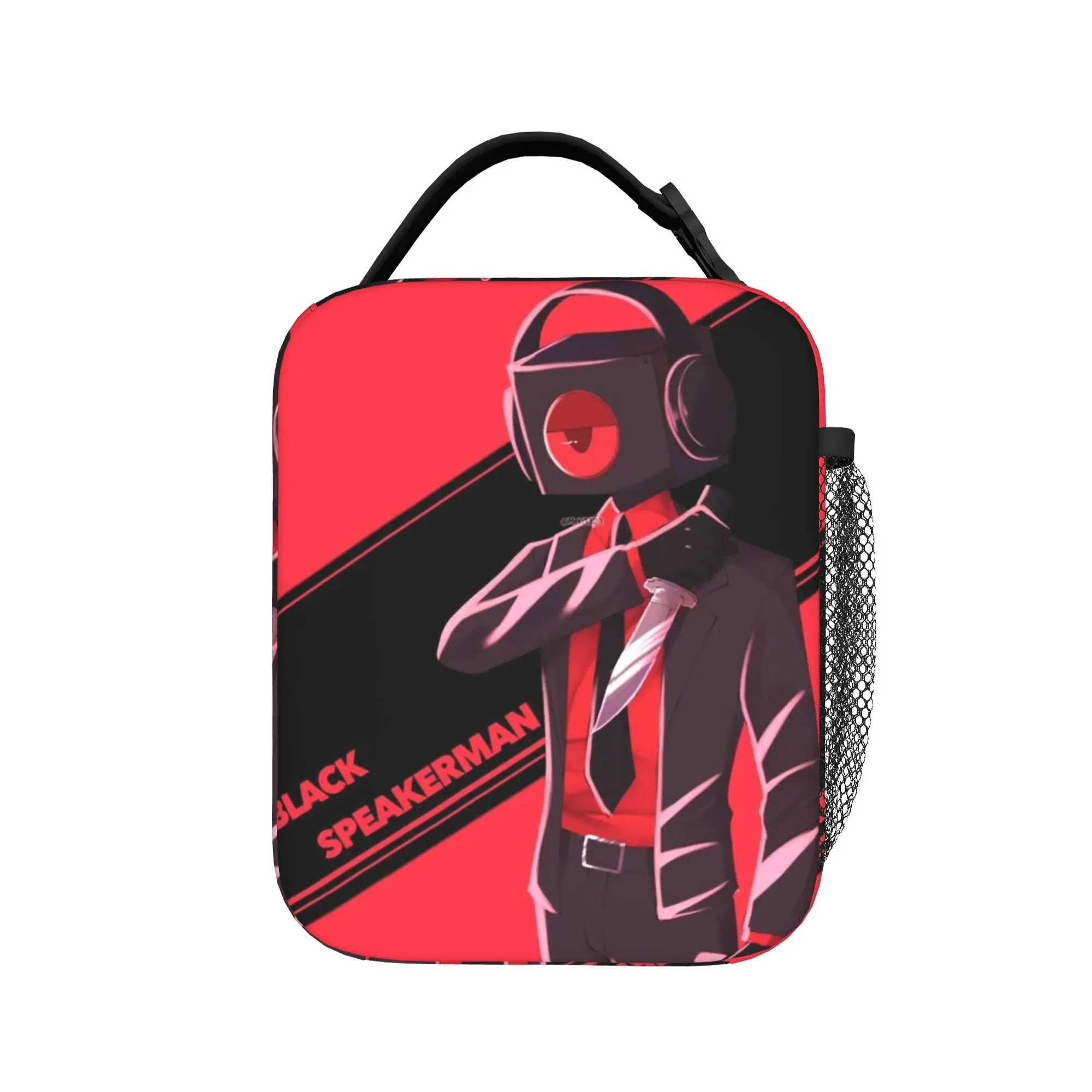 Skibidi Toilet Insulated Lunch Bags Leakproof Cameraman Reusable Thermal Bag Lunch Box Tote Work  Outdoor Men Women