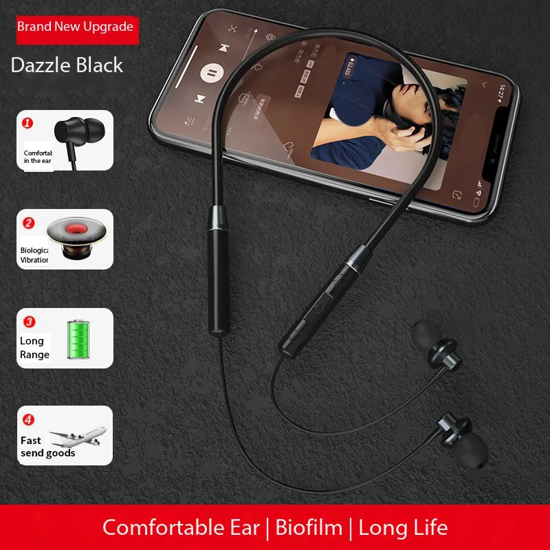 Drahtloses Sport-Headset mit Nackenbügel, kompatibel mit allen Mobiltelefonen, geeignet für Studenten, Jungen und Mädchen, Geburtstagsgeschenke
