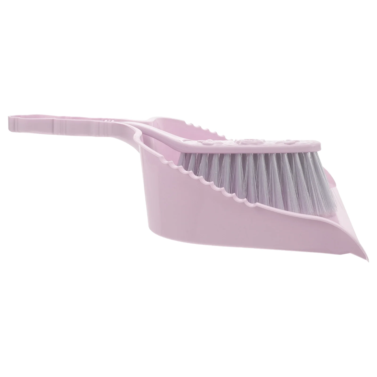 

1 Set of Plastic Mini Broom Dustpan Desktop Bed for Home Dorm (Purple) desktop cleaning tools