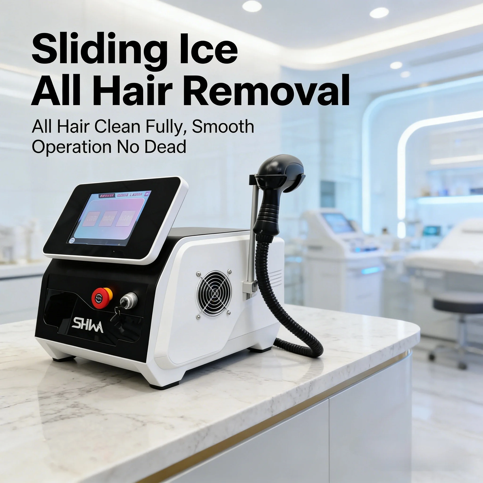 

Sliding Model 808 Single Hair Removal Machine Ice Painless All Hair Fit Coarse Fine Full Body Depilation Salon Equipment
