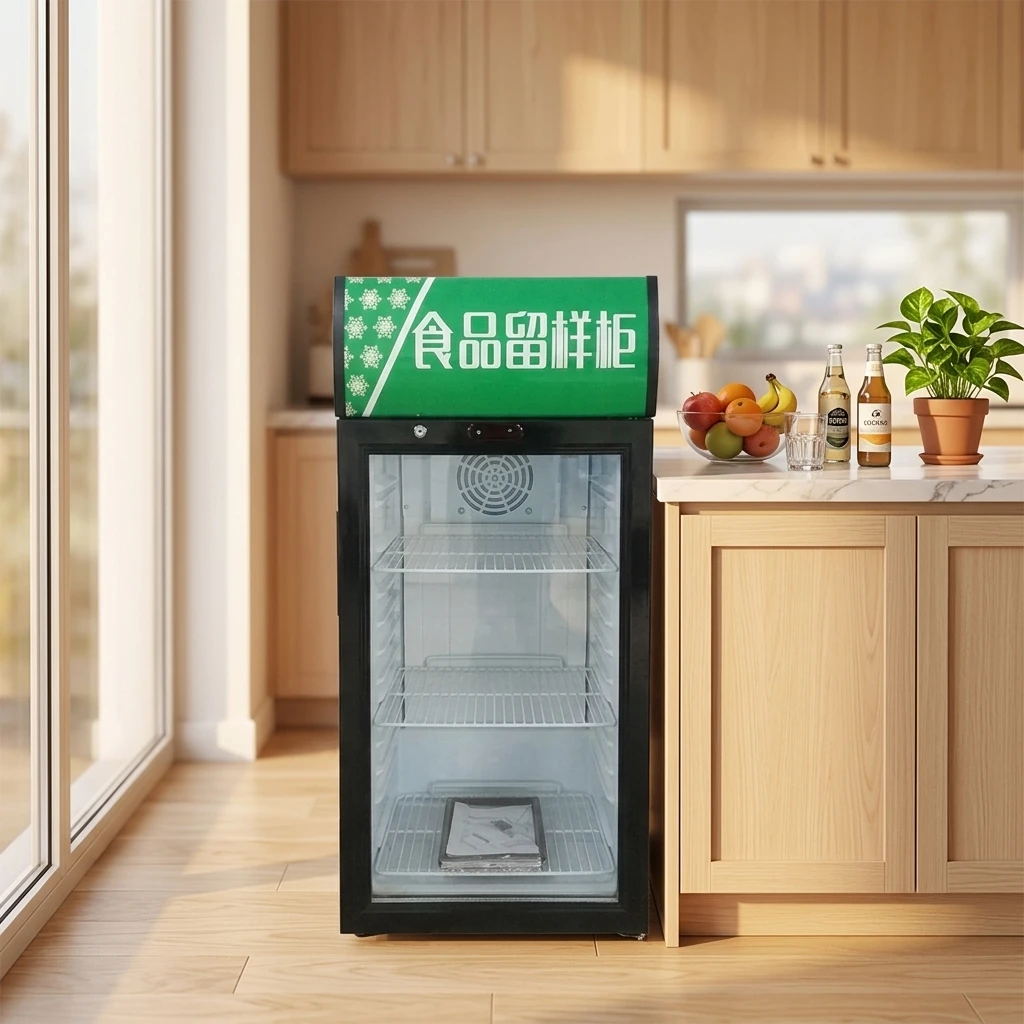 Compact Mini Refrigerator with Freezer Small Household Fridge for Home Office Dormitory Use
