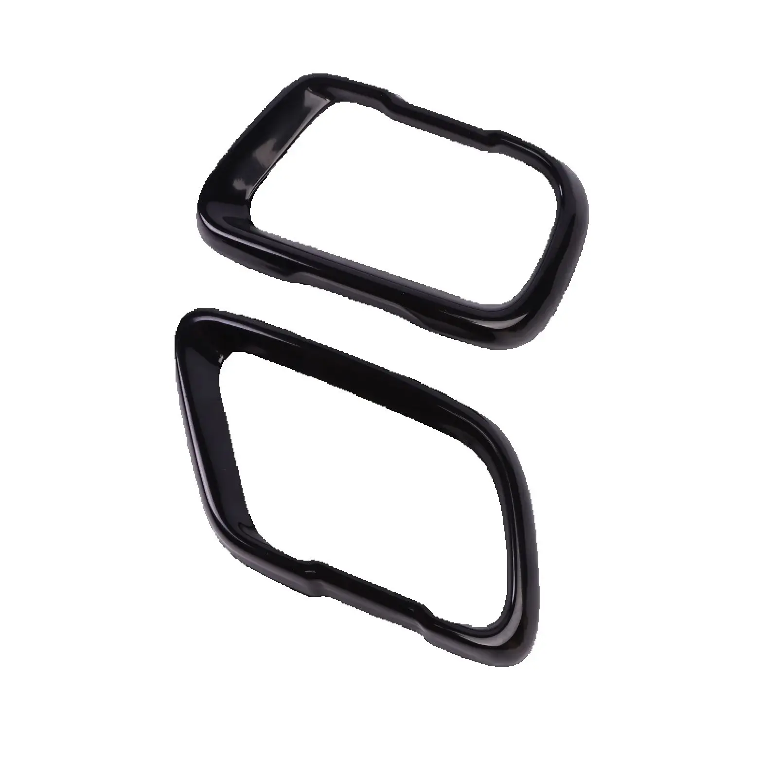 Muffler Tail Pipe Cover Trim FOR BMW X5 X6 X7 2019-2023 Stainless Steel Black Exterior Accessory