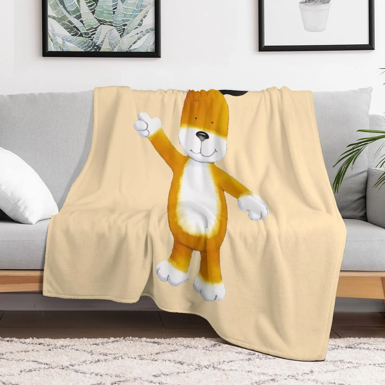 Kipper the dog-Couvertures en peluche multi-usages, lestées, manga