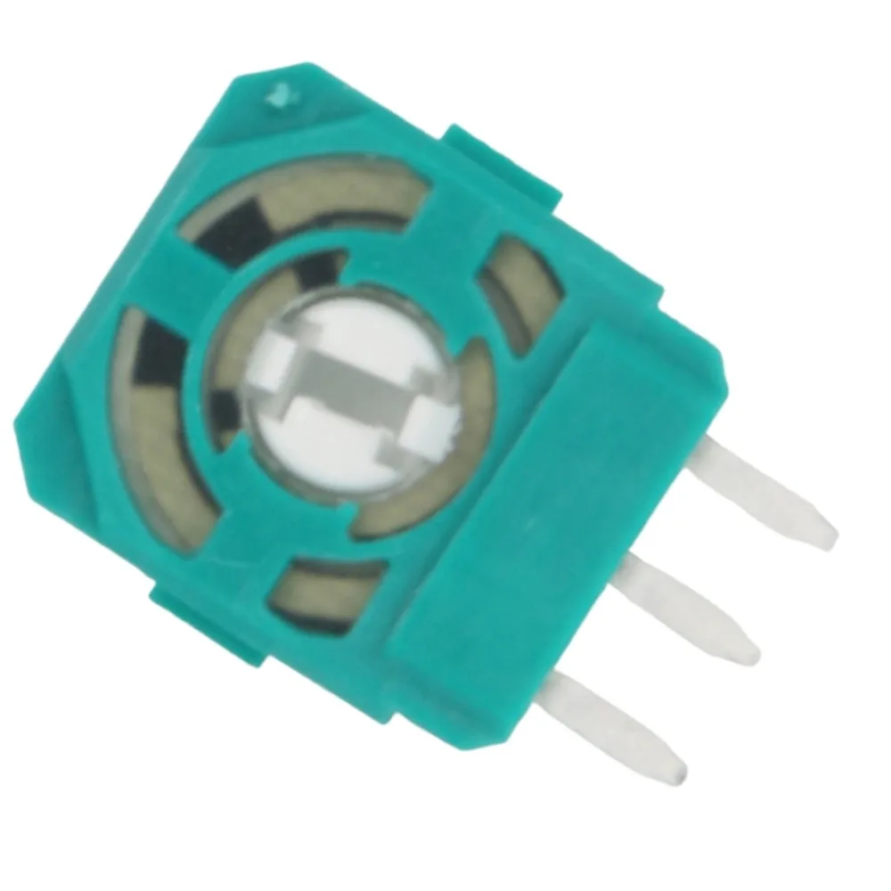 Potenciômetro de joystick portátil 2.3k, módulo de sensor verde com 3 agulhas, resistor de eixo de filme de carbono 3d para ps5, com 10 peças