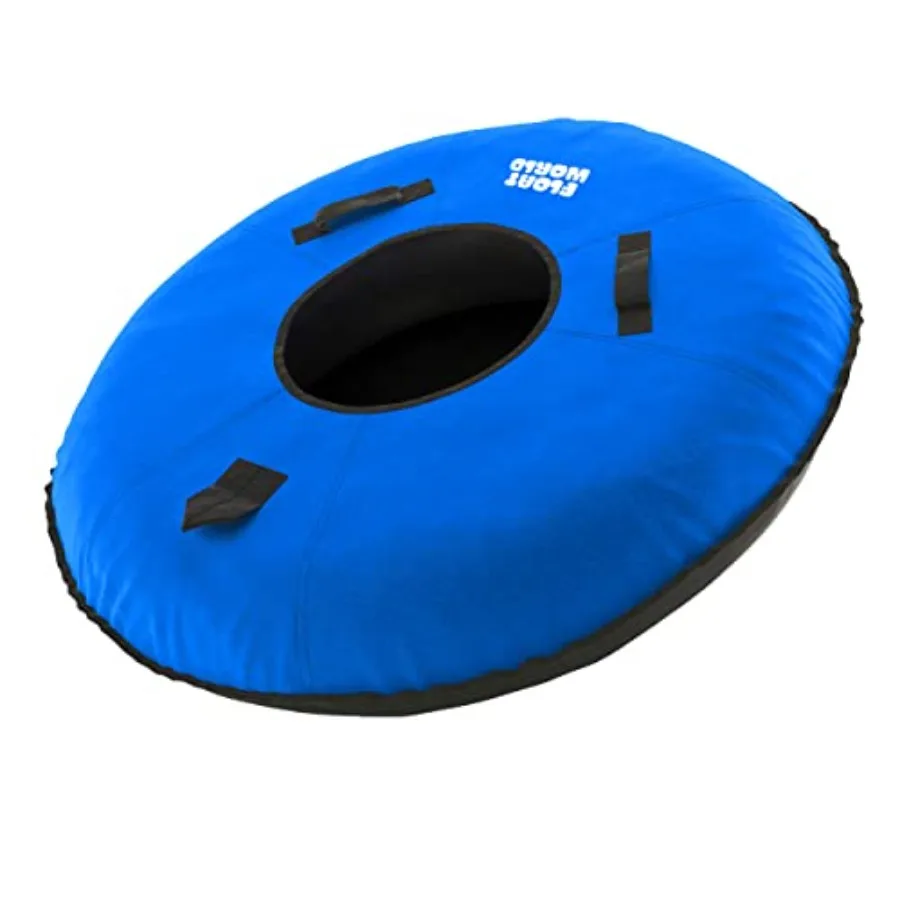 

Надувная тюбинг-ватрушка для взрослых повышенной прочности - большая, 48 дюймов, сверхпрочная, зимняя игрушка для катания по горам - с толстым виниловым покрытием для бездорожья