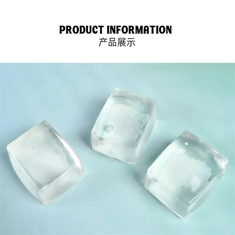 لعبة تململ مكعبات الثلج المتلألئة كرة حسية مع انتعاش بطيء اسفنجي لتخفيف التوتر لأداة تركيز القلق