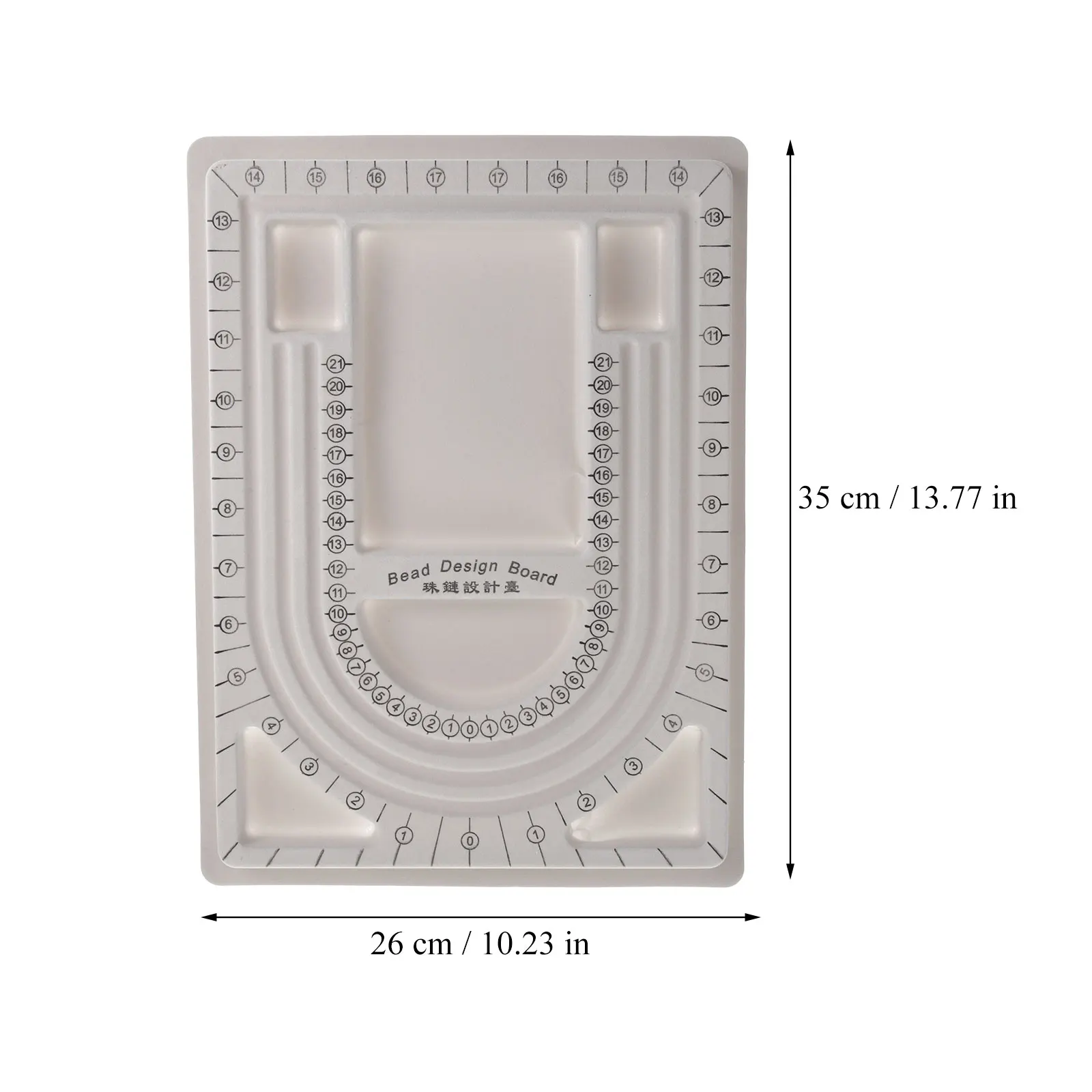 

2PCS Bead Boards Jewelry Making Necklace DIY Tool Measuring Disc Stable Craft Storage Jewelry Making