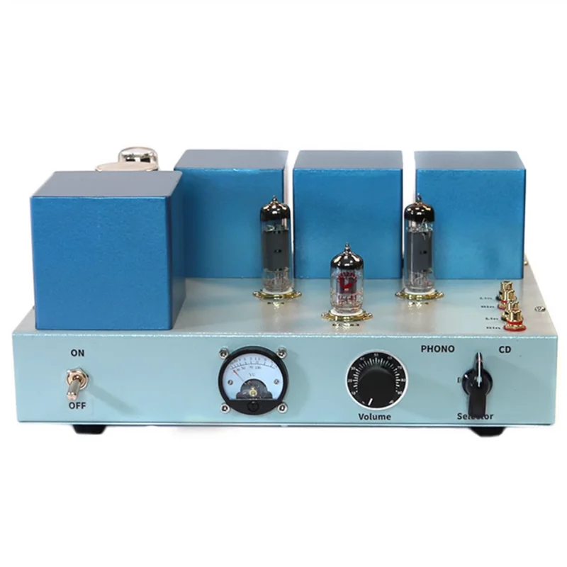 

3.8W *2 8 Ohms 12AX7 / ECC83 Push 6P14 / EL84 5Z4P Rectifier Vacuum Tube VU Meter Stereo Audio Amplifier