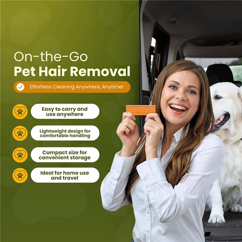 

ABCA-10X New Pet Hair Removal Tool Pet Hair Removal Grooming Brush Cat Dog Hair Removal Cat Brush For Shedding