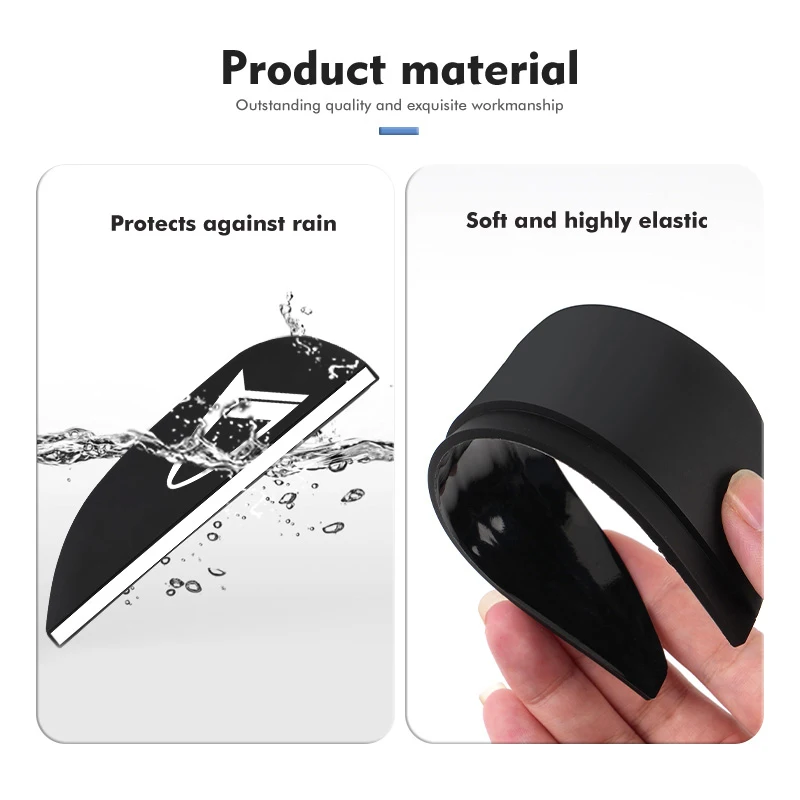 Car Rearview Mirror Rain Eyebrow Rain Snow Sun Visor Rear View Shield Protector Cover For Daihatsu Terios Sirion Mira Materia