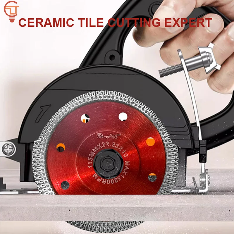 115mm Diamond Dry Cutting Blade Disc Porcelain Ceramic Tile Turbo Thin Stoneware