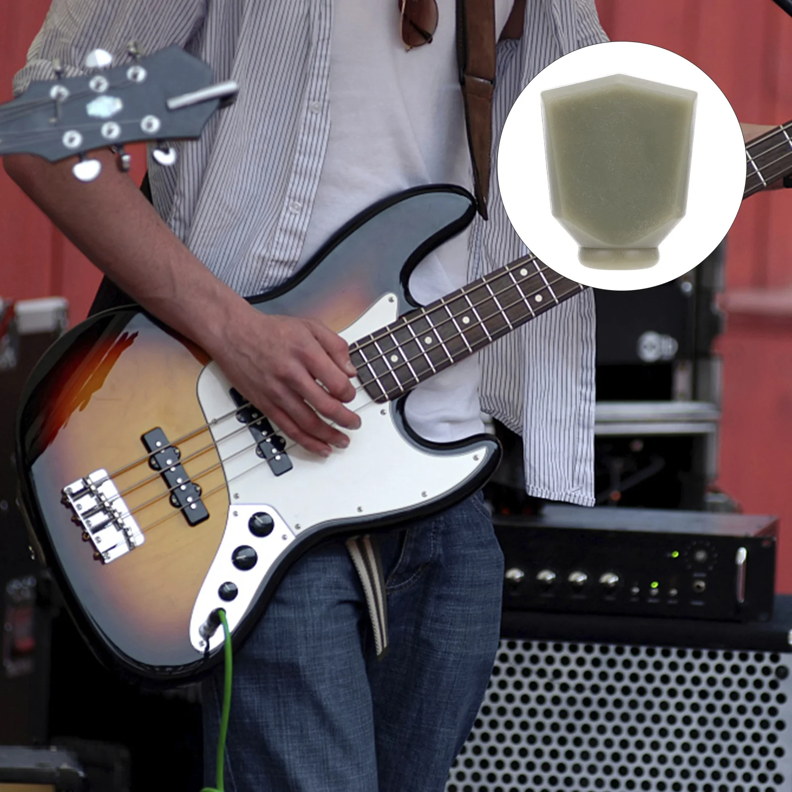 

6Pcs Plastic Guitar Tuning Caps Sturdy Folk Tuner Handles for Accurate Pitch Control Replacement Knobs for String Instrument