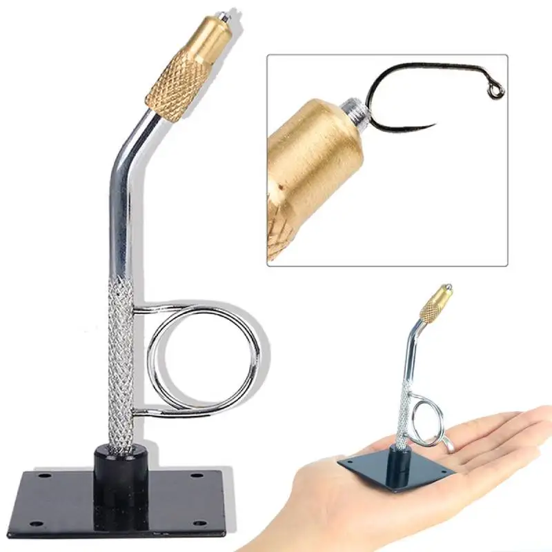 

Mini Rotary Fly Tying Vise Travel Alloy Fishing Tool Biomimetic Bait Making Material Kit Outdoor Fishing Accessories