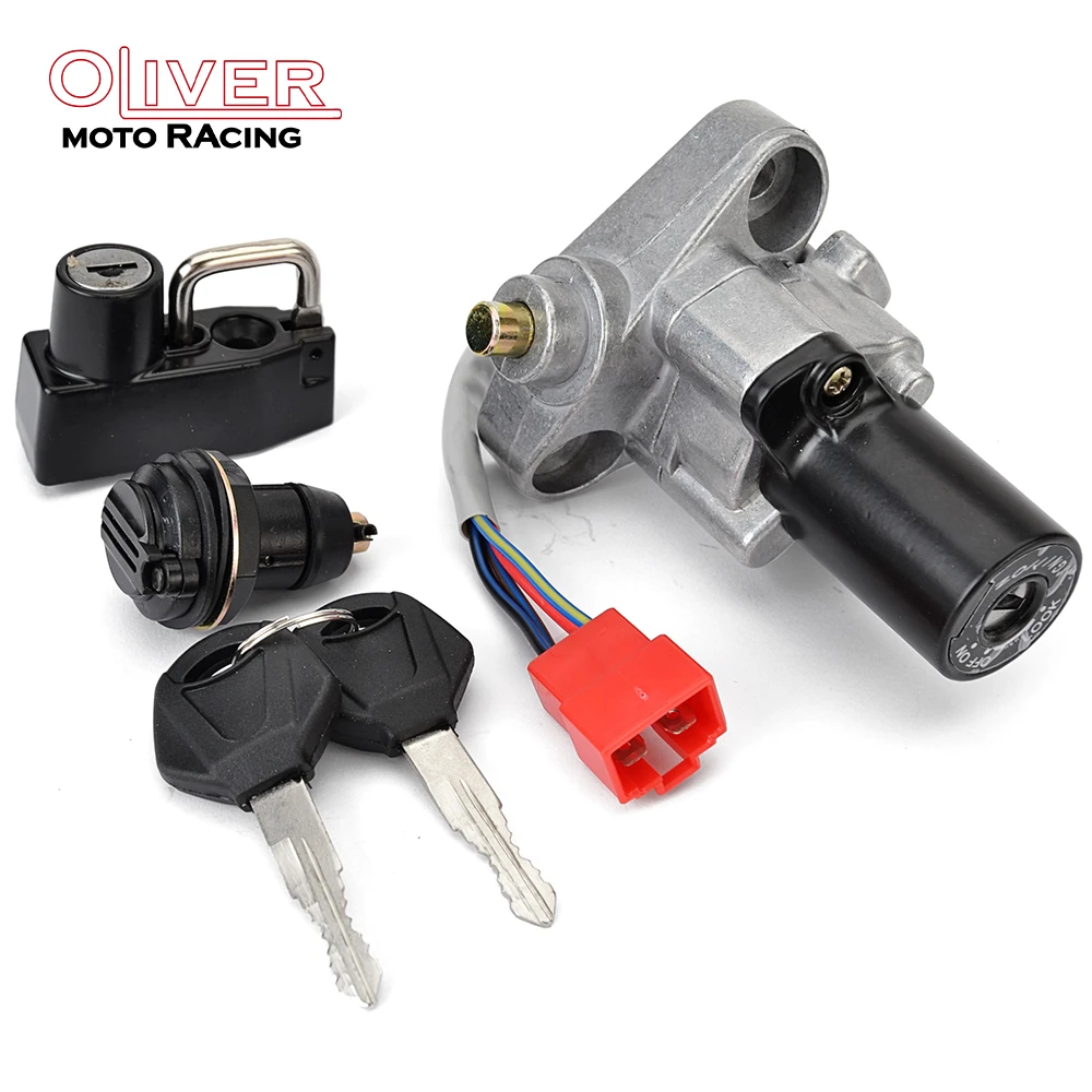 Ignition Switch Seat Lock Key Kit For Yamaha XVS125 XVS250 XVS400 XVS400C XVS650 XVS650A XVS650AT XVS1100 XVS1100A Drag Star