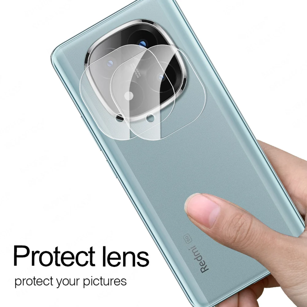 2 uds cristal de cámara para Redmi Note 14 Pro + lente de cámara Protector de vidrio templado para Xiaomi Redmi Note 14 Pro Plus Note14ProPlus 5G