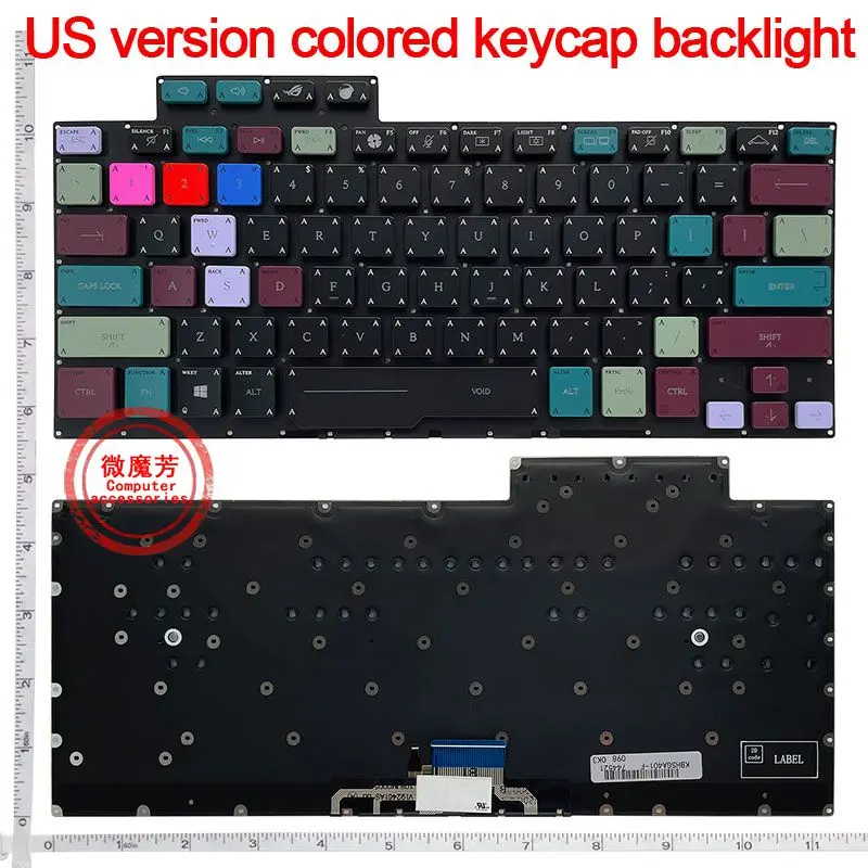 

US NEW keyboard For ASUS ROG Zephyrus G14 GA401 GA401U GA401M GA401I V192461B2 Backlit English laptop