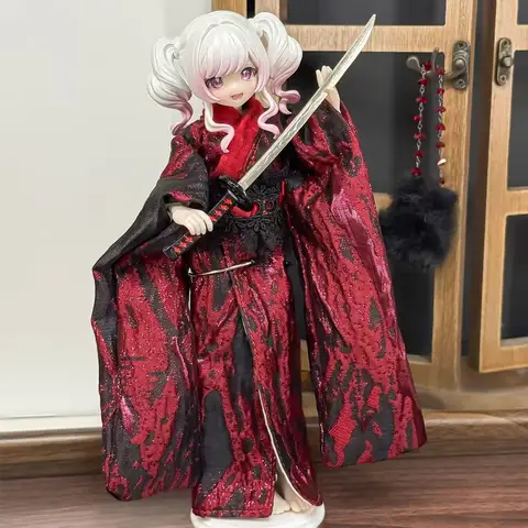 Японское кимоно для кукол BJD OB24 Blythe 1/6