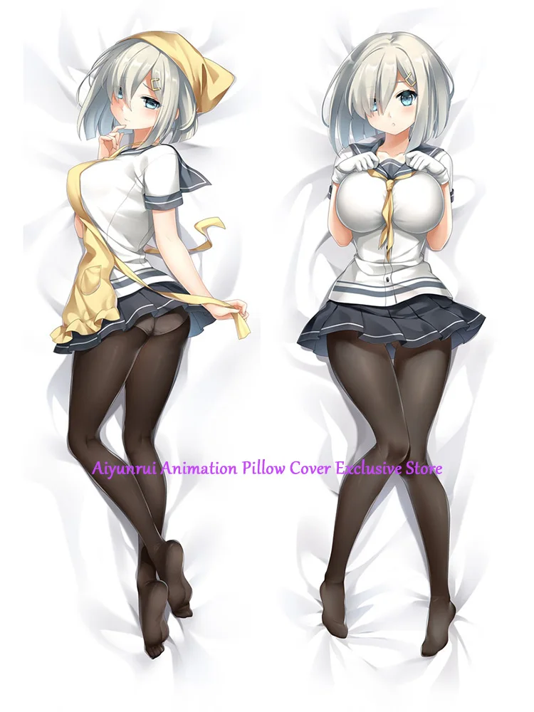 

Anime Pillow Cover Dakimakura Hamakaze 2 Side Printed Hugging Body Pillowcase Cushion Cover Bedding Decor