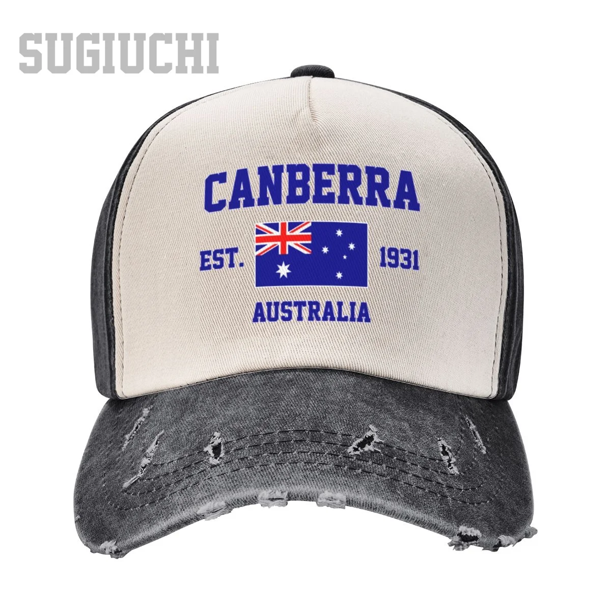 Unisex Baseball Cap Australia EST.1931 Canberra Capital Men Women Vintage Hats Washed Cotton Trucker Gift