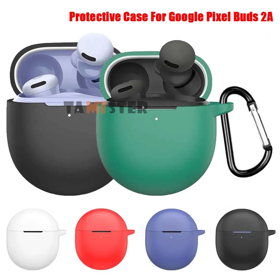 For Google Pixel Buds 2A Case Silicone Protective Sleeve Cover For Pixel Buds 2A Bluetooth Wireless Earphones Protector Accessor